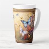 Vlinders in Lijst Latte Mok (Rechterhoek)