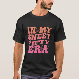 Vlinders in mijn lieve vijftig jaar 50ste verjaard t-shirt