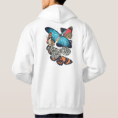 Vlinders in mijn rug hoodie (Achterkant)