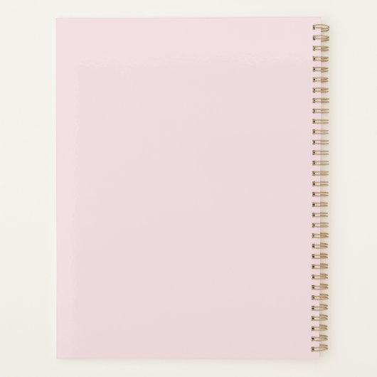 Vlinders in paarse tinten planner (Achterkant)