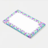 Vlinders ingelijst Post it Notes (Schuin)
