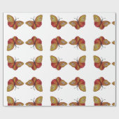 Vlinders inpakpapier, 30 in x 6 ft cadeaupapier (Vlak)