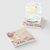 Vlinders & Inspiratie Stenen Onderzetters (Zijkant)