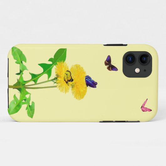 Vlinders iPhone 11 Hoesje (Achterkant (horizontaal))