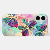 Vlinders iPhone Case (Achterkant (horizontaal))