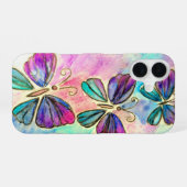 Vlinders iPhone Case 16 Hoesje (Achterkant horizontaal)