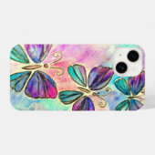 Vlinders iPhone Case Hoesje (Achterkant horizontaal)