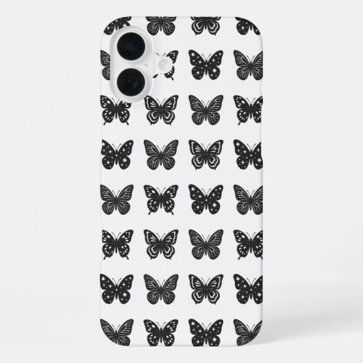 Vlinders iPhone Hoesje (Achterkant)