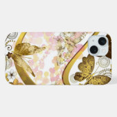 Vlinders iPhone hoesje (Achterkant horizontaal)