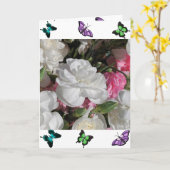Vlinders Kaart (Gele Bloem)