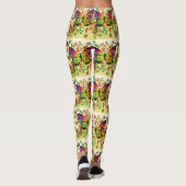 VLINDERS KLEURRIJKE NATUUR LENTE LEGGINGS (Achterkant)