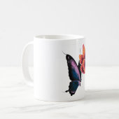 vlinders koffiemok (Voorkant links)