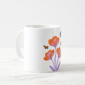 Vlinders Koffiemok (Voorkant links)