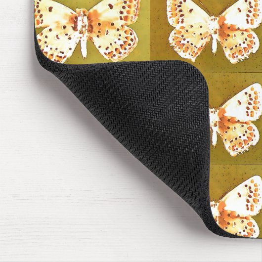 Vlinders Kunstwerk Uniek Modern Mousepad Muismat (Hoek)