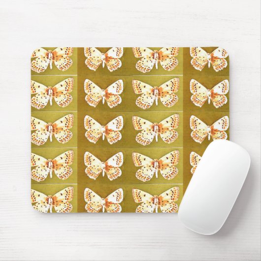 Vlinders Kunstwerk Uniek Modern Mousepad Muismat (Met muis)