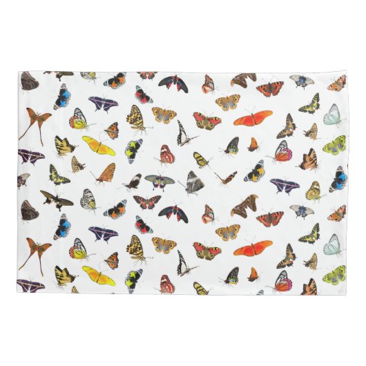 Vlinders Kussensloop - een grillige kleurfladder (Achterkant)