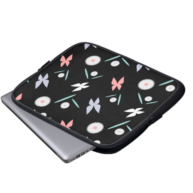 Vlinders Laptop Sleeve (Voorkant onderkant)