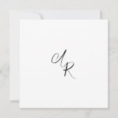 Vlinders laten we ze douchen met liefdeskoppels kaart (Achterkant)