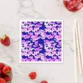 Vlinders, lavendel en donkerblauw servetten (Insitu)