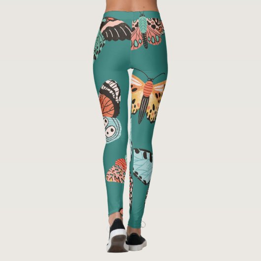 Vlinders Leggings (Achterkant)