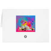 VLINDERS LEKKERE CUPCAKES, KLEURRIJKE VERJAARDAG (Achterkant Horizontaal)