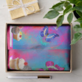 VLINDERS LEKKERE CUPCAKES, KLEURRIJKE VERJAARDAG TISSUEPAPIER (Geschenk)