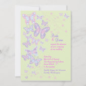 Vlinders (lente) Uitnodiging (Voorkant)