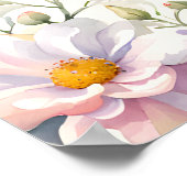 Vlinders lente zomer vrijgezellenfeest welkom poster (Hoek)