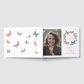 Vlinders Liefdevolle Herinnering Herdenkings- Fune Gastenboek (Volledig)