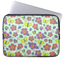 Vlinders, Lieveheersbeestjes, Bloemen en Bladeren