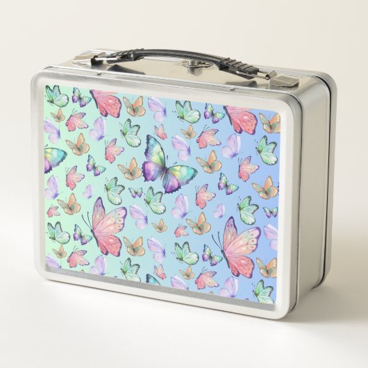 Vlinders Lineair verloop Achtergrond Patroon (Achterkant)