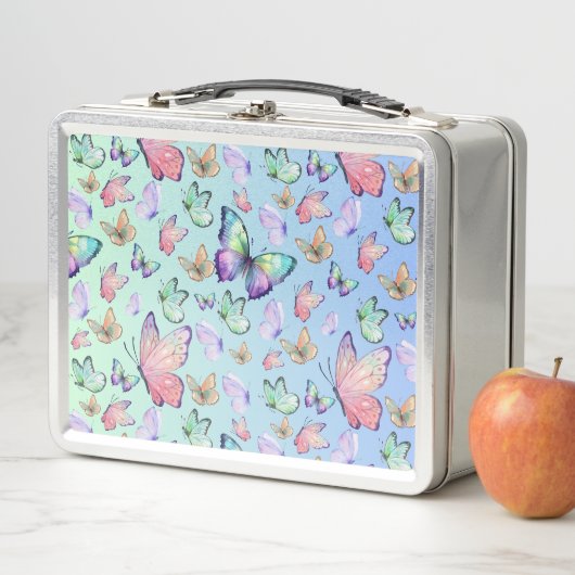 Vlinders Lineair verloop Achtergrond Patroon (In situ)