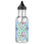 Vlinders Lineair verloop Achtergrond Patroon Waterfles (Rechts)