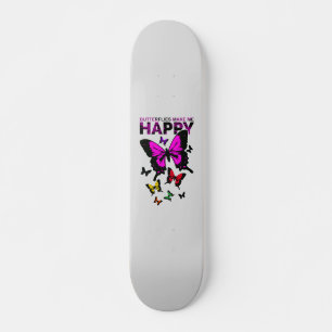 Vlinders maken me gelukkig persoonlijk skateboard