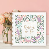 Vlinders Mama naar Baby shower Gastenboek Notitieboek