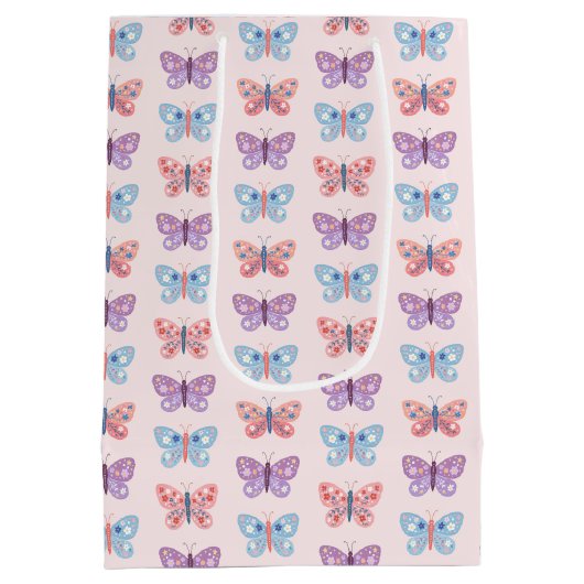 Vlinders Medium Cadeauzakje (Achterkant)
