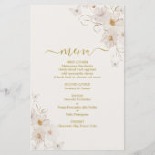 Vlinders Menu Kaart (Voorkant)