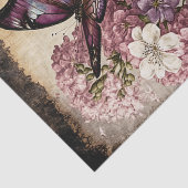  vlinders met bloemen tissuepapier (Detail)