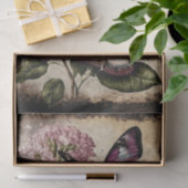  vlinders met bloemen tissuepapier (Geschenk)