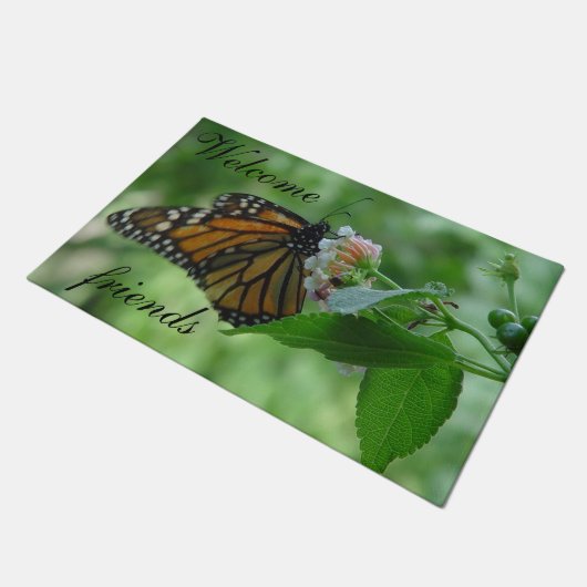 Vlinders Monarch deurmatten (Schuin)