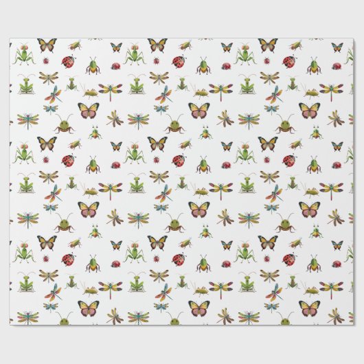 Vlinders n' Bugs Cadeaupapier (Vlak)