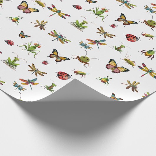 Vlinders n' Bugs Cadeaupapier (Hoek)