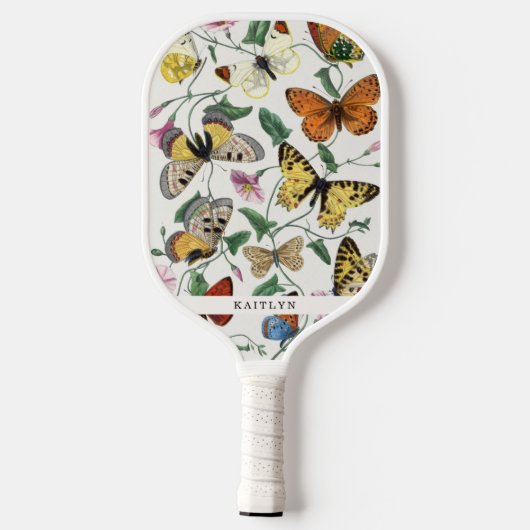 vlinders | Naam Pickleball Paddle (Achterkant)