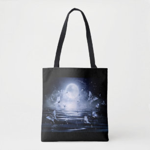 Vlinders Nachtvlucht Canvas tas