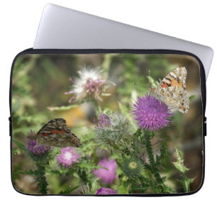 Vlinders Natuur Fot Neoprene Laptop Hoes 13"