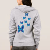 Vlinders natuur hoodie (Achterkant)