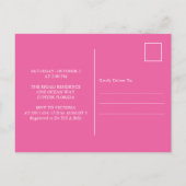 Vlinders nippen en zien Baby shower nodigt uit Feestdagenkaart (Achterkant)