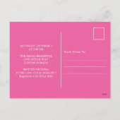 Vlinders nippen en zien Baby shower nodigt uit Feestdagenkaart (Achterkant)