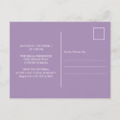 Vlinders nippen en zien Baby shower nodigt uit Feestdagenkaart (Achterkant)