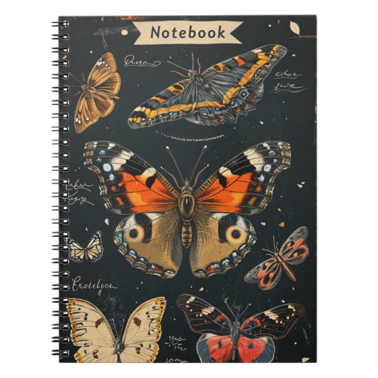Vlinders  notitieboek (Voorkant)